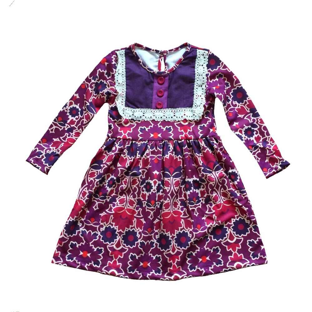 NWT Persnickety Purple Floral Dress